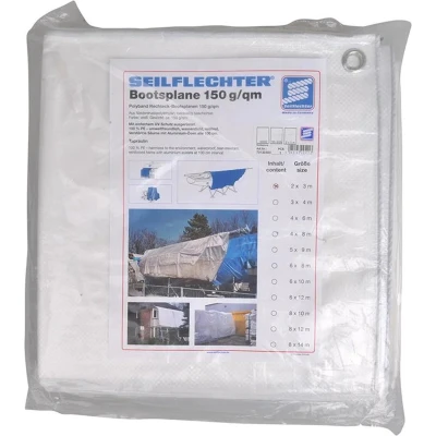 Afbeelding van Seilflechter Afdekzeil Polyester 2 x 3 meter Wit
