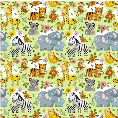 Afbeelding van Kangaro toonbankrol Kids animal 30 cm x 200 meter 80 gram K 602206