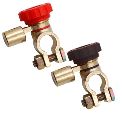 Afbeelding van Accu stroomonderbreker, 12 V/24 V, autoaccu klemschakelaar, autoaccu, isolator, hoofdschakelaar voor auto, vrachtwagen, boot