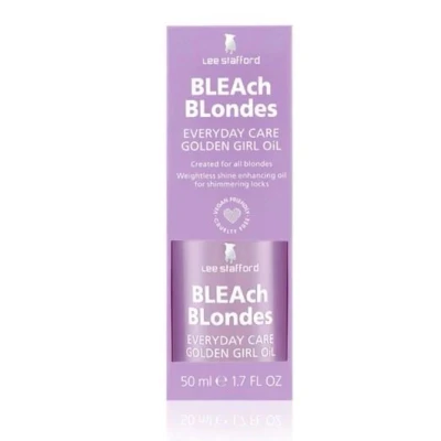 Afbeelding van Lee Stafford Bleach Blondes Everyday Care Golden Girl Oil 50ml Haibu by Kapperskorting.com