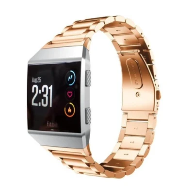 Afbeelding van Fitbit Ionic Schakelarmband Stainless Steel bandje Rosé goud