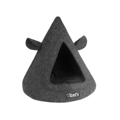 Afbeelding van Let&#039;s sleep pet cave teepee antraciet