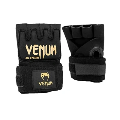 Afbeelding van Venum Kontact Gel Glove Wraps Zwart Goud