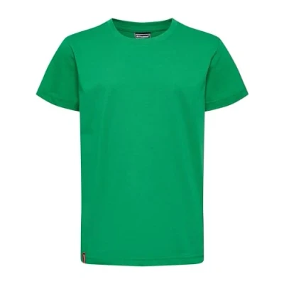 Afbeelding van Hummel Tshirt basic voor kinderen, Maat: 128, Jelly bean