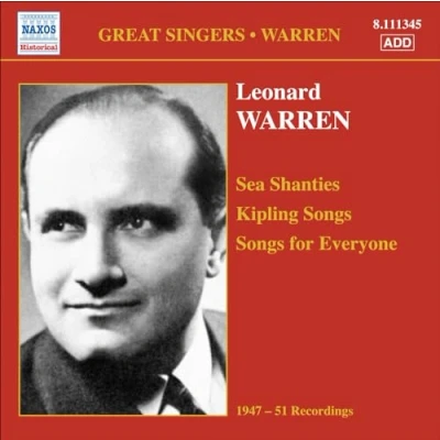 Afbeelding van Leonard Warren Sea Shanties / Kipling Songs (CD)