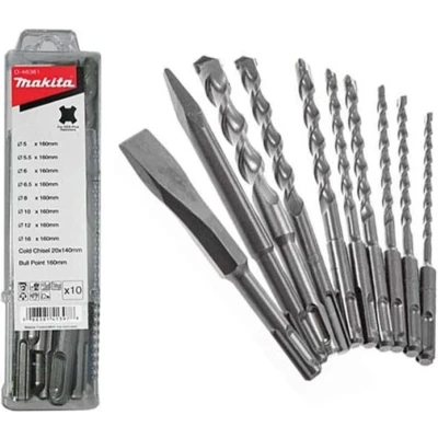 Afbeelding van Makita Boor Beit Set Sds 10Dlg D 41470