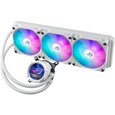 Image de Kit Watercooling CPU ASUS ROG STRIX LC III LCD 360 ARGB blanc