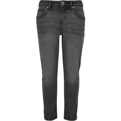 Afbeelding van Urban Classics Straight leg jeans voor kinderen, Maat: 158/164, Black washed