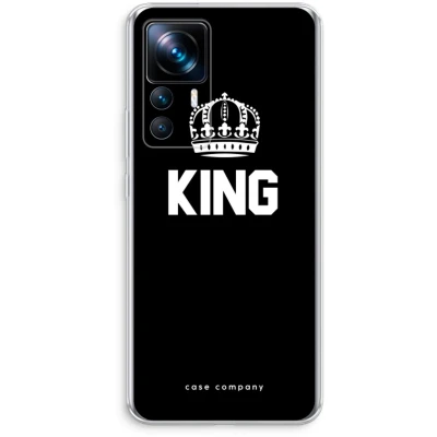 Afbeelding van Case Company® hoesje geschikt voor Xiaomi 12T King zwart Soft Cover Telefoonhoesje Bescherming aan alle Kanten en Schermrand