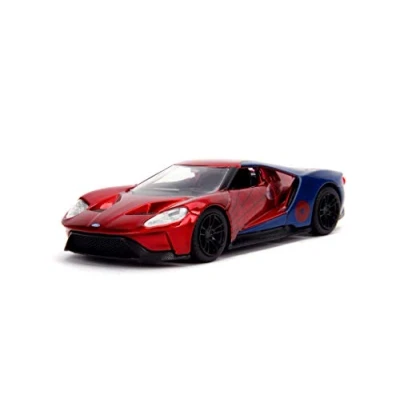 Afbeelding van Jada Toys Marvel Spider Man 2017 Ford GT 1:32 Metaal Actiefiguur en voertuig