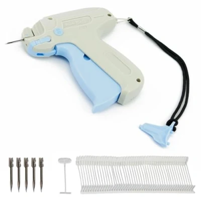 Afbeelding van Pokornys Banok 503S standaard etiketteerpistool in set met 5 reservenaalden + 5000 Microspace nietdraden 40 mm nietpistool voor het bevestigen van prijskaartjes op stoffen