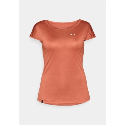 Afbeelding van Salewa Puez Melange Dry W S/S, T shirt rouge étruscan, 3XL