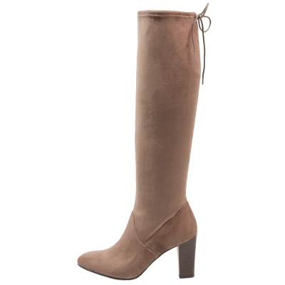 Afbeelding van Tamaris Laarzen, Dames, Maat: 40, Taupe Textiel