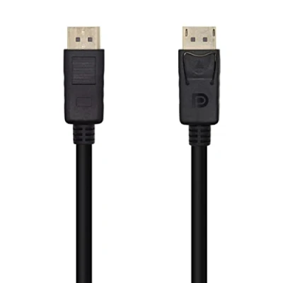Afbeelding van Kabel DisplayPort Aisens Cable V1.2 4K@60Hz, DP/M DP/M, Black, 1.0m Zwart 1 m
