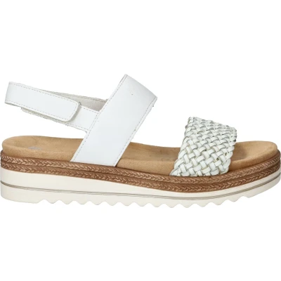 Afbeelding van Remonte Sandalen met sleehak, Dames, Maat: 37, Metallic Kunststof