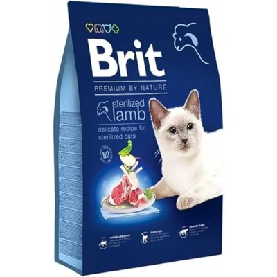 Afbeelding van Brit Premium by Nature Cat Sterilized Lamb 8 kg