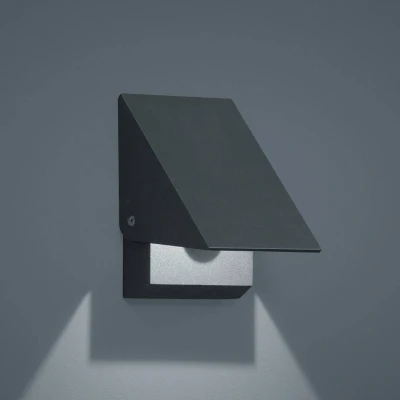 Afbeelding van Helestra Free LED buitenwandlamp grafiet opening