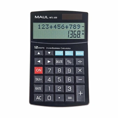 Image de Calculatrice de bureau MTL 600 12 touches 2 lignes Maul