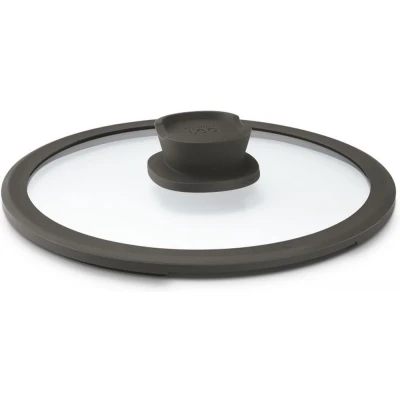 Afbeelding van LEO Glazen deksel Stone Ø 20cm Grijs