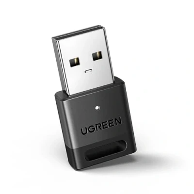 Afbeelding van UGREEN Dongle Bluetooth 5.3 USB stick, bluetooth, voor pc, lage latentie, 20 m, bereik plug play onder Windows 11 10 8.1, adapter, compatibel met toetsenbord, muis, hoofdtelefoon,