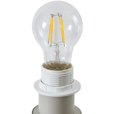 Afbeelding van Lindby Helin vloerlamp, beige, textiel, driepoot, 144 cm, E27