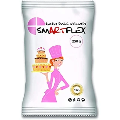 Afbeelding van SmartFlex Fondant Baby Roze Velvet 250g