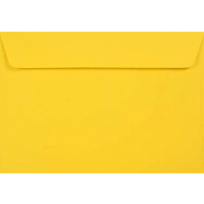 Afbeelding van Netuno 100 gele enveloppen C6 114 x 162 mm, creatieve zon, gerecyclede enveloppen, kleurrijke van natuurlijk papier, decoratieve voor uitnodigingen, bruiloft, wenskaarten,