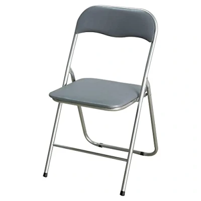 Afbeelding van Gestoffeerde klapstoel grijs (44,5 x 44 79 cm)