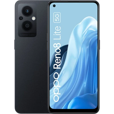 Afbeelding van OPPO Reno 8 Lite Zwart met Youfone abonnement onbeperkt bellen + 30000 MB 4G+