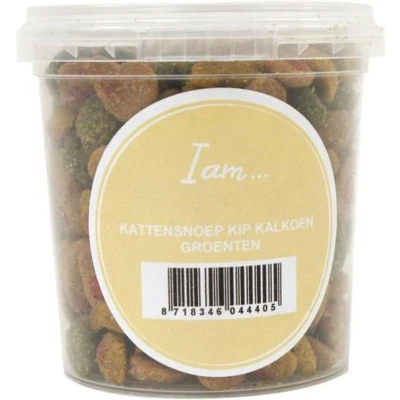 Afbeelding van I Am Kattensnoep Kip / Kalkoen Groenten 70 GR