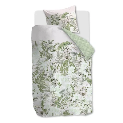 Afbeelding van Kardol Pastiche dekbedovertrek Eenpersoons 140x200/220 Groen