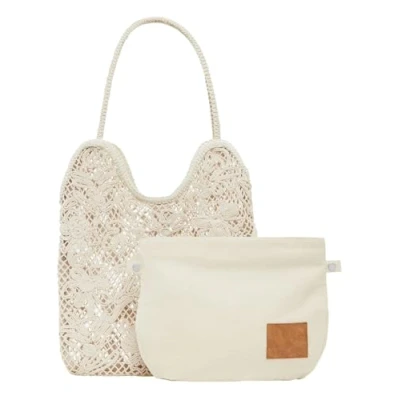 Afbeelding van Desigual SAXA Shopper, Dames, Maat: One Size, Broke white