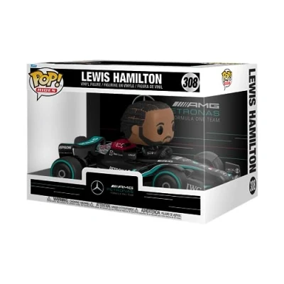 Afbeelding van Funko POP! RIDE DLX Lewis Hamilton 308 Formula 1 Mercedes
