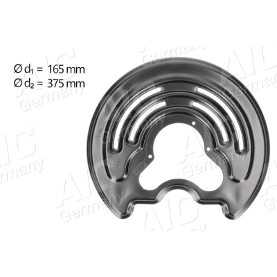 Afbeelding van AIC 57576 Stofplaat remschijf Achteras links OPEL: Vivaro A Combi