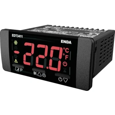 Afbeelding van Enda EDT3411 230 08 Temperatuurregelaar NTC 60 tot +150 C Relais 8 A (b x h) 77 mm 35