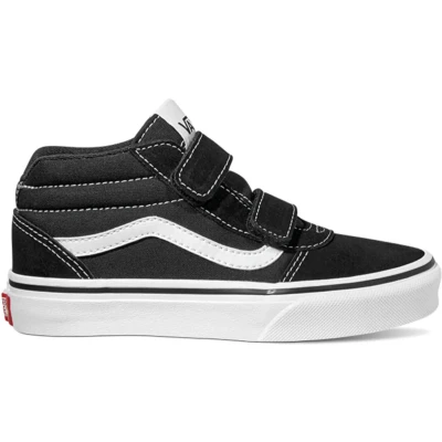 Afbeelding van Vans Unisex Sneakers laag voor kinderen, Maat: 35, Zwart Veloursleer