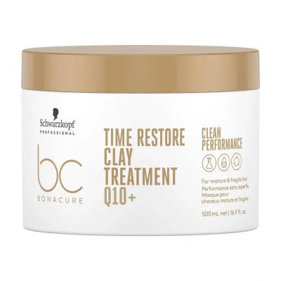 Afbeelding van Schwarzkopf Bonacure Time Restore Clay Treatment 500 ml