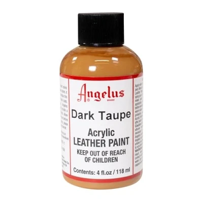 Afbeelding van Angelus Leather Acrylic Paint textielverf voor leren stoffen acrylbasis Dark Taupe 118ml