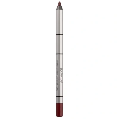 Afbeelding van Impala Waterdichte romige lippenstift kleur 202 Bourgogne permanente waterbestendige langhoudende