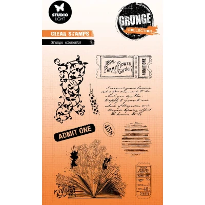 Afbeelding van Grunge elements Collection nr.607
