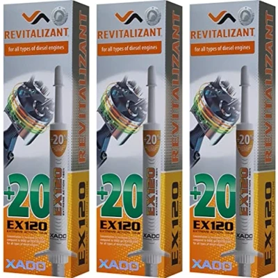 Afbeelding van XADO Motorslijtagebescherming set 3 revitaliserende motoren EX120 (diesel)