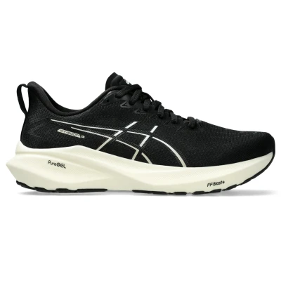Afbeelding van Asics GT2000 13 Stabiliteit hardloopschoenen, Dames, Maat: 42, Black/white Textiel/ synthetisch