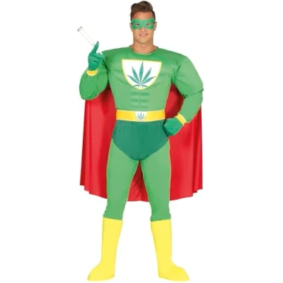 Afbeelding van Fiestas Guirca Superhero Weed maat M (48 50)