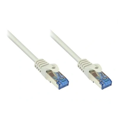 Image de Good Connections RNS Cordon de raccordement RJ 45 (M) pour 30 m SFTP, PiMF CAT 6a sans halogène, moulé, crochet gris