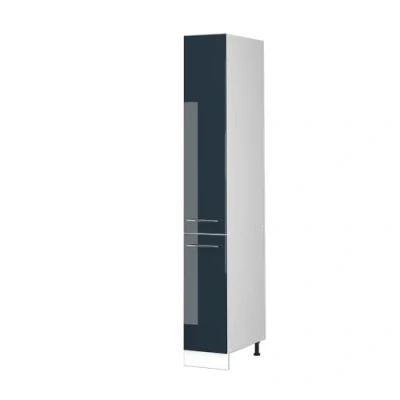 Afbeelding van Vicco Apotheekkast Fame Line, Donkerblauw hoogglans/Wit, 30 cm