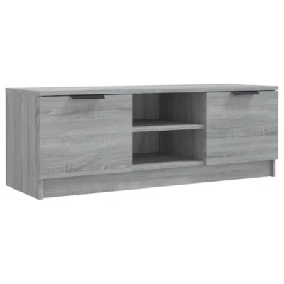 Afbeelding van vidaXL TV kast Sonoma grijs 102 x 35 36,5 cm bewerkt hout