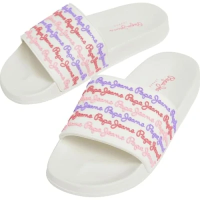 Afbeelding van Pepe Jeans Muiltjes, Dames, Maat: 38, Off white Kunststof