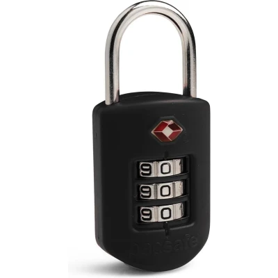 Afbeelding van PacSafe Prosafe 1000 TSA Slot Zwart Beveiliging Koffers, Rugzakken &amp; Tassen