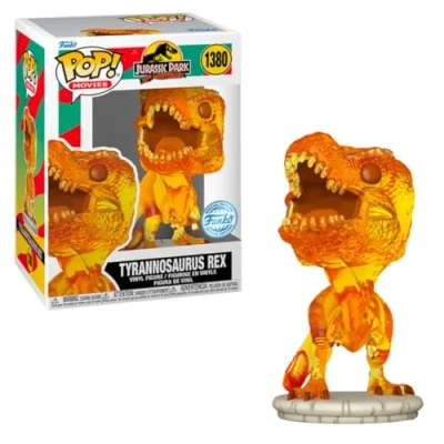 Afbeelding van Funko Pop! Jurassic Park 30th Anniversary Tyrannosaurus Rex (Amber) #1380 Exclusive