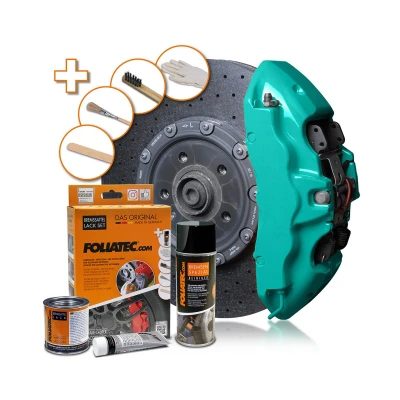 Afbeelding van FOLIATEC 2174 Remklauwlak spuitbus 400, 125, 50 turkoois